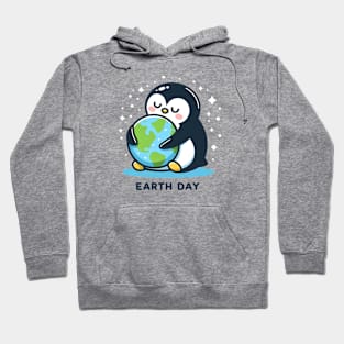 Earth Day Penguin Hoodie